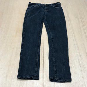 m7 jeans slim straight dark blue size 10 women